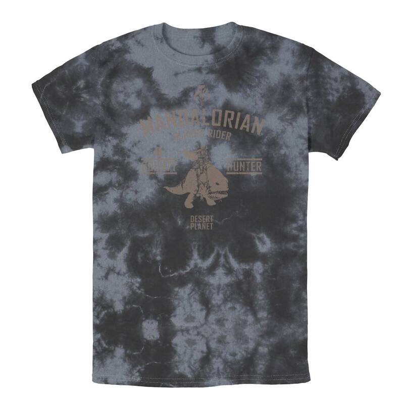 アニメキャラクター レディース トップス Tシャツ ロゴ Licensed Character Men'star Wars The Mandalorian Blurrg Rider Logo Tee Black Charcoal ブラック 9,110円