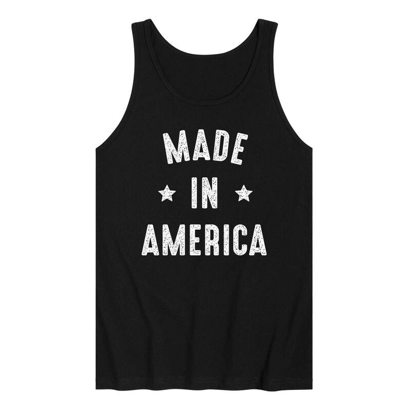 アニメキャラクター レディース トップス Tシャツ Licensed Character Men's Made In America Tank Top Black ブラック