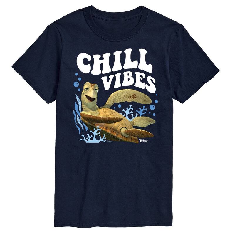 ディズニー レディース トップス Tシャツ グラフィック Disney/Pixar Finding Nemo Men's Chill Vibes Graphic Tee Navy ネイビー