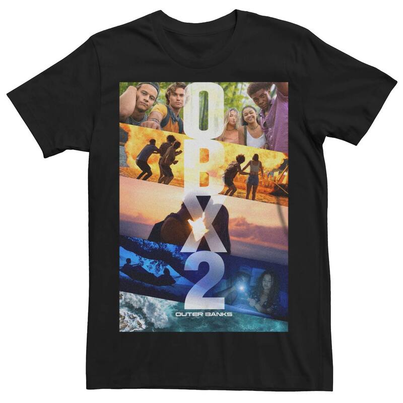 アニメキャラクター レディース トップス Tシャツ トール グラフィック Licensed Character Big & Tall Outer Bankseason 2 Graphic Tee Black ブラック 6,826円