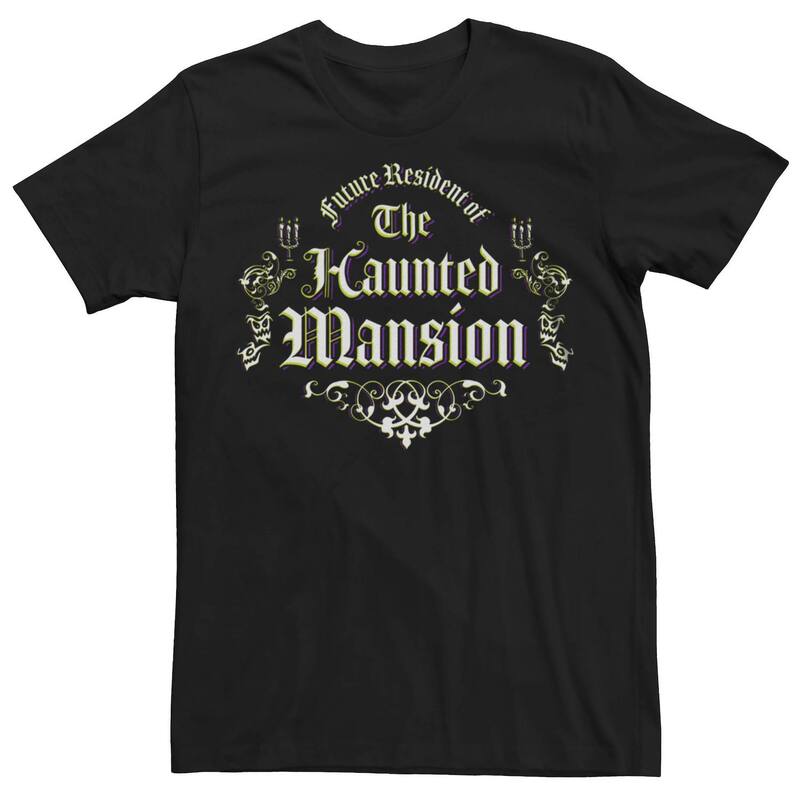 アニメキャラクター レディース トップス Tシャツ グラフィック Licensed Character Men's The Haunted Mansion Futuresident Graphic Tee Black ブラック