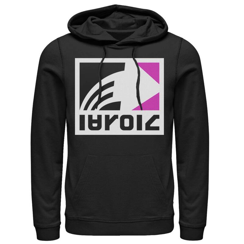アニメキャラクター レディース トップス Tシャツ ロゴ パーカー Licensed Character Men's Nintendo Splatoon Zink Sportswear Brand Logo Hoodie Black ブラック