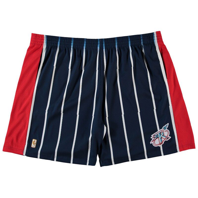 ミッチェル&ネス レディース ボトムス ハーフパンツ・ショーツ トール ショートパンツ Men's Mitchell & Ness Navy Houston Rockets Big & Tall Hardwood Classics Team Swingman Shorts Rkt Navy ネイビー
