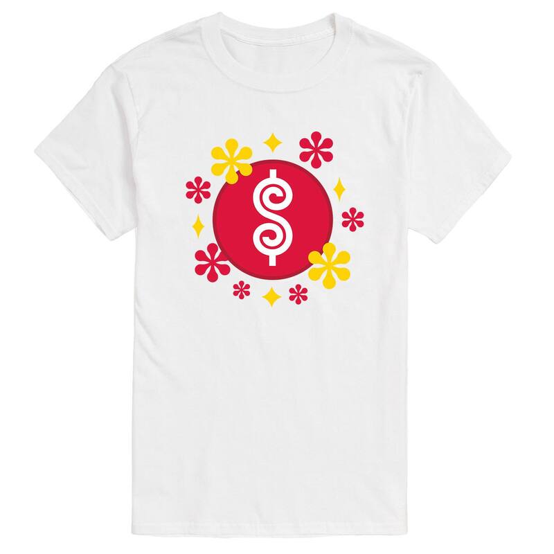 アニメキャラクター レディース トップス Tシャツ Licensed Character Men's The Price Is Right Dollar Sign Tee White ホワイト