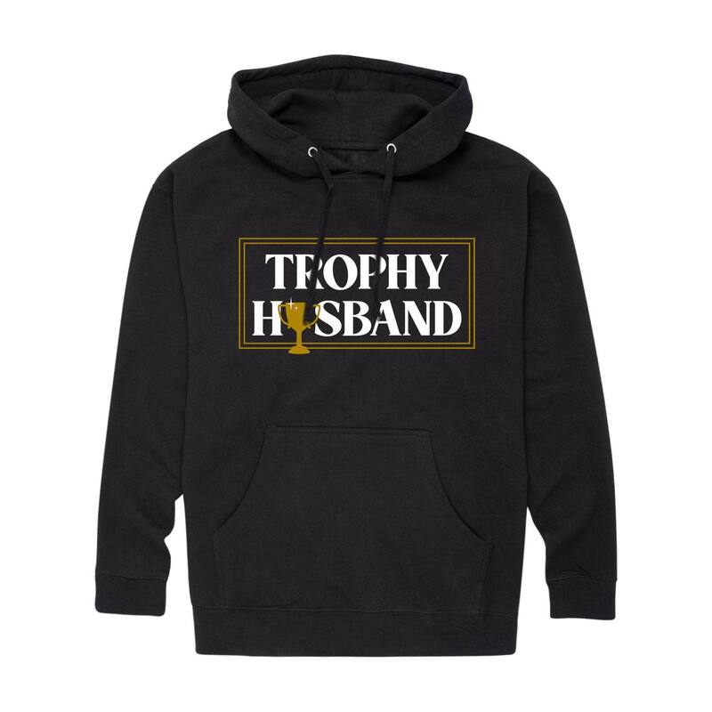 アニメ文字記号 レディース トップス プルオーバー パーカー Licensed Character Men\u0027s Trophy Husband Hoodie Black 黒いこと