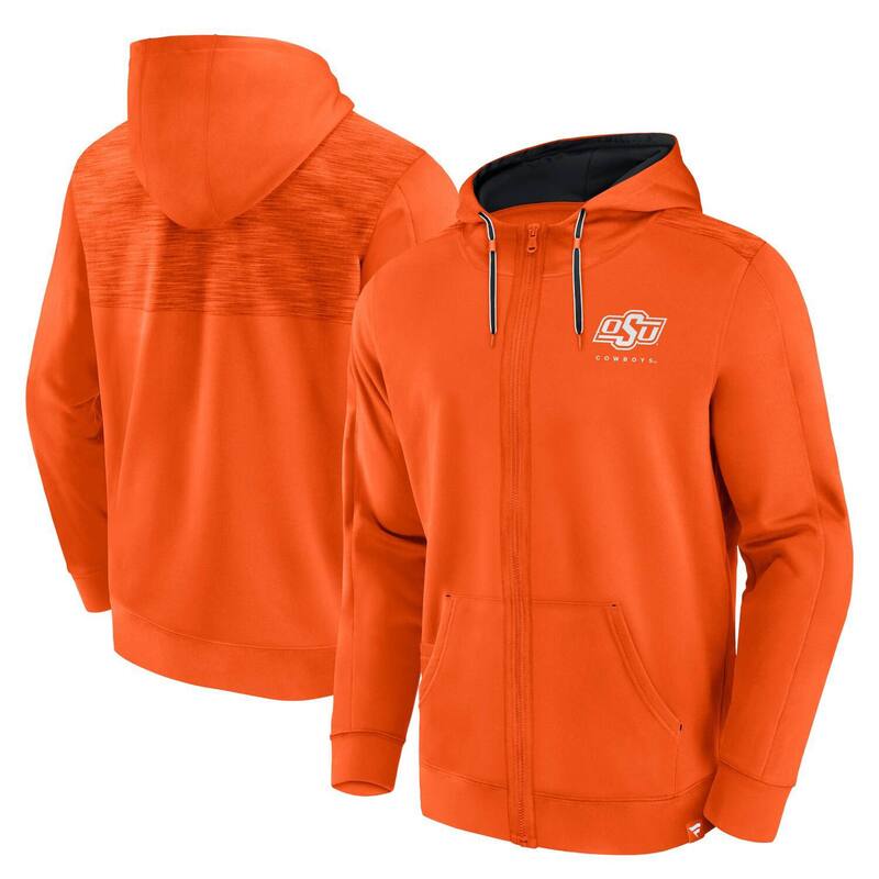 ファナティクス レディース トップス Tシャツ パーカー Men's Fanatics Branded Orange Oklahoma State Cowboys Power Index Full-Zip Hoodie Oks Orange オレンジ