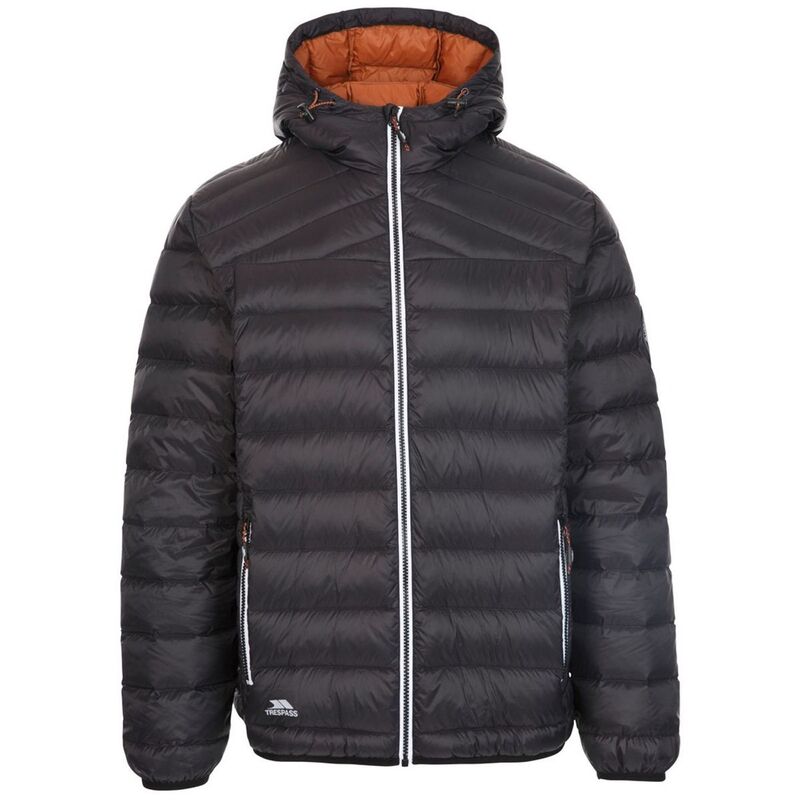 トレスパス レディース アウター ジャケット・ブルゾン ダウン Trespass Mens Whitman II Down Jacket Black And Rust ブラック