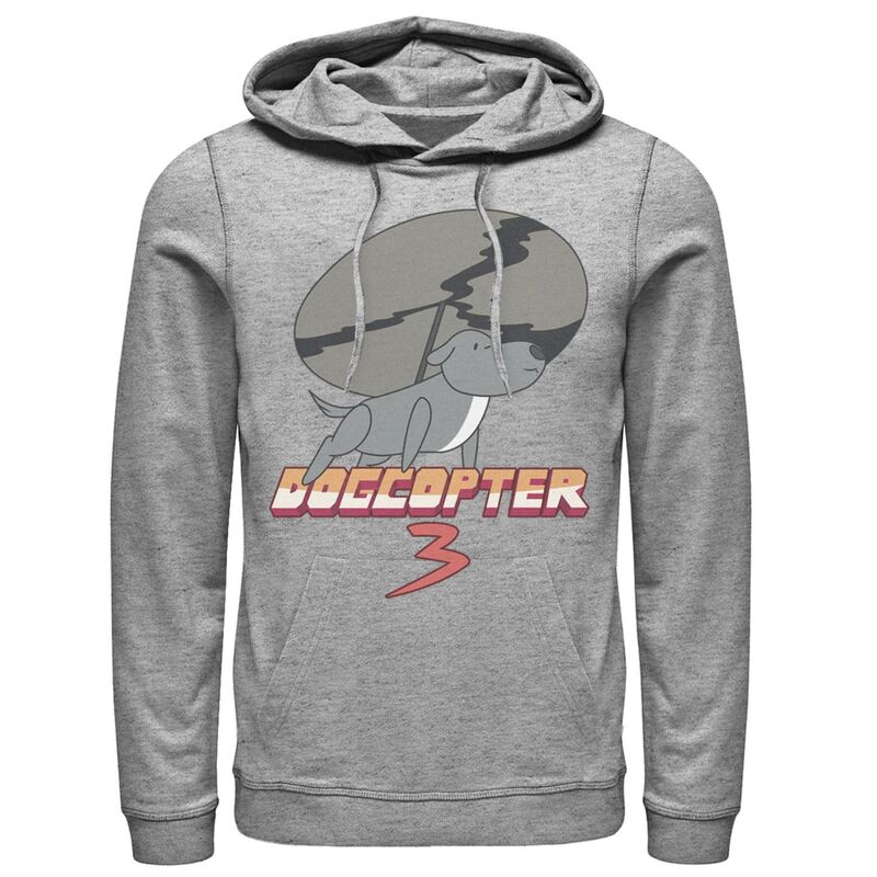 アニメキャラクター レディース トップス Tシャツ パーカー Licensed Character Men's Cartoonetwork'steven Universe Dogcopter 3 Hoodie Athletic Heather ヘザー