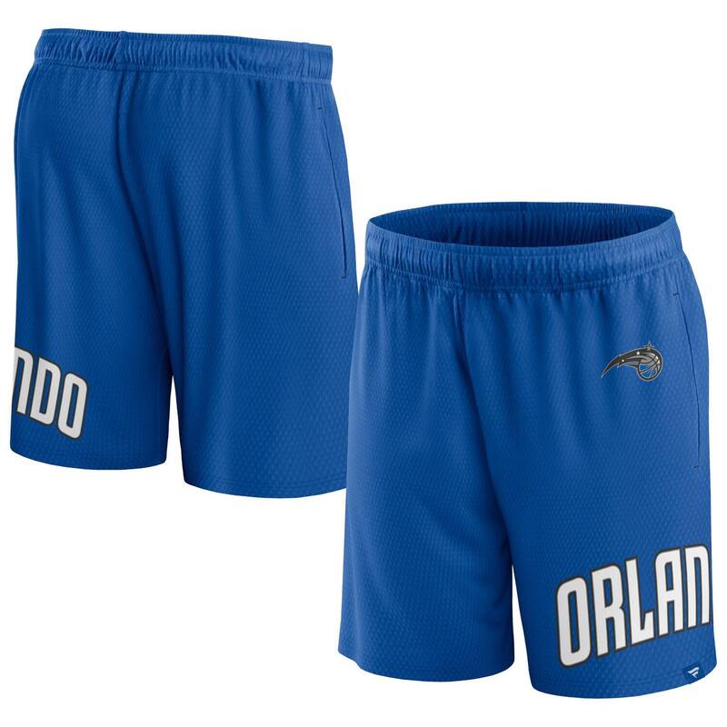 ファナティクス レディース ボトムス ハーフパンツ・ショーツ メッシュ ショートパンツ Men's Fanatics Branded Blue Orlando Magic Free Throw Meshorts Mag Blue ブルー