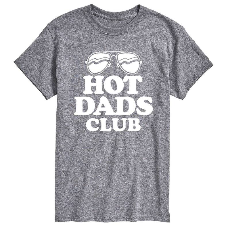 アニメキャラクター レディース トップス Tシャツ グラフィック Licensed Character Men's Hot Dads Club Graphic Tee Gray グレー