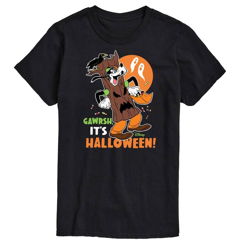 ディズニー レディース トップス Tシャツ トール グラフィック Disney's Mickey Mouse & Friends Big & Tall Gawsh Its Halloween Graphic Tee Black ブラック