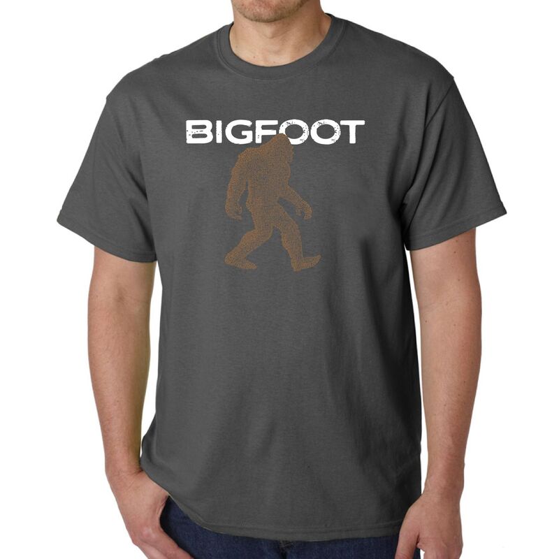 エルエーポップアート レディース トップス Tシャツ LA Pop Art Bigfoot - Men's Word Art-Shirt Grey グレー|ReVida 店
