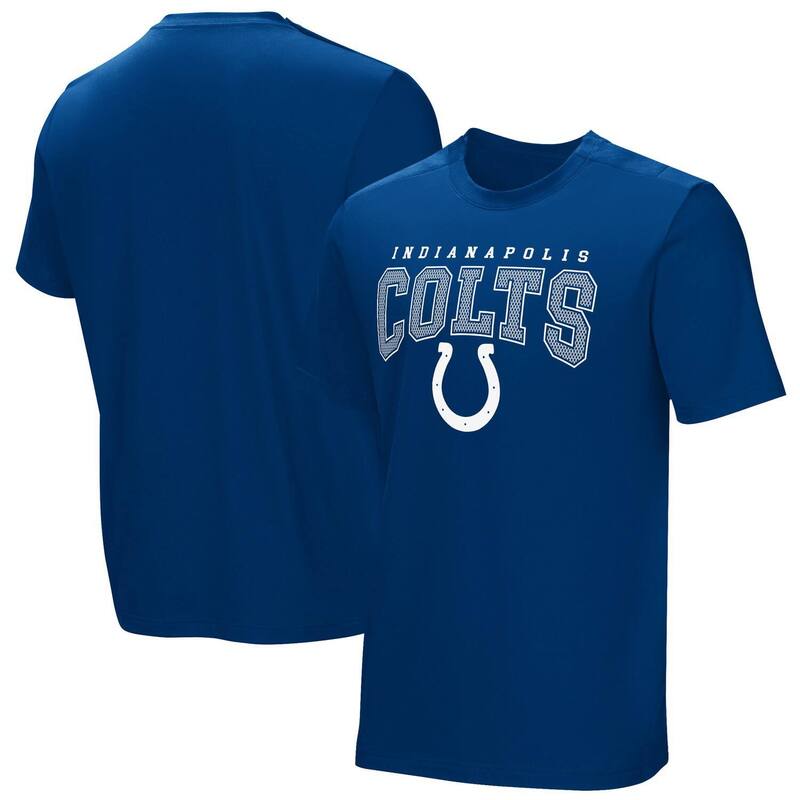 NFL レディース トップス Tシャツ NFL Men's Royal Indianapolis Colts Home Team Adaptive T-Shirt Clt Blue ブルー