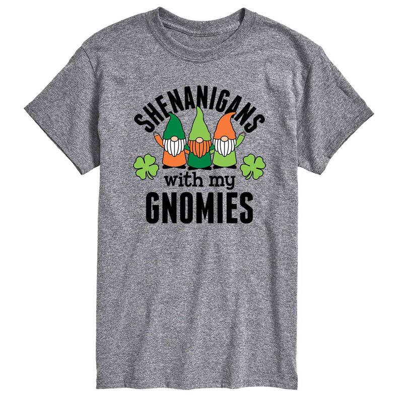 アニメキャラクター レディース トップス Tシャツ グラフィック Licensed Character Men'shenanigans With My Gnomies Graphic Tee Athletic Heather ヘザー