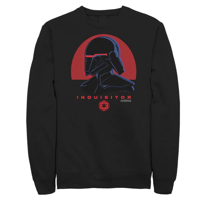 アニメ文字記号 レディース トップス プルオーバー 汗水 Licensed Character Men\u0027star Wars Jedi Fallen Order Inquisitor Sweatshirt Black 黒いこと