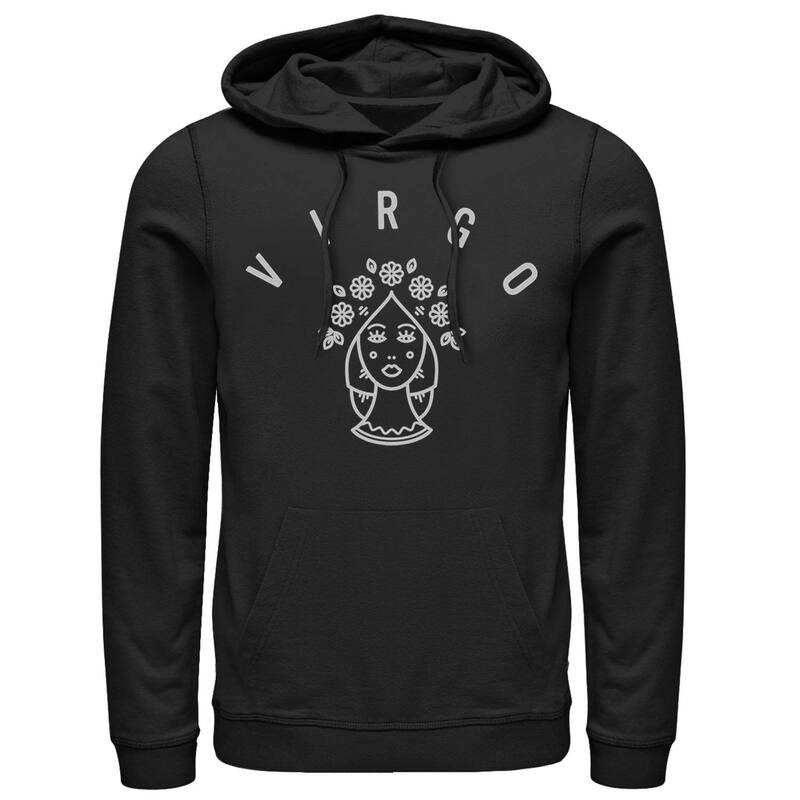 アニメ文字記号 レディース トップス プルオーバー パーカー Licensed Character Men\u0027s Virgo King Hoodie Black 黒いこと