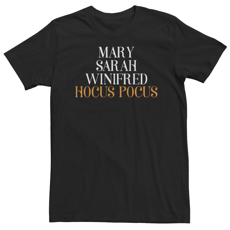 ディズニー レディース トップス Tシャツ トール Big & Tall Disney Hocus Pocus Mary Sarah Winifred Hocus Pocus Tee Black ブラック