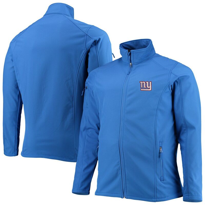 アンブランデッド レディース アウター ジャケット・ブルゾン トール Unbranded Men's Dunbrooke Royal New York Giants Big & Tall Sonoma Softshell Full-Zip Jacket Gia Blue ブルー