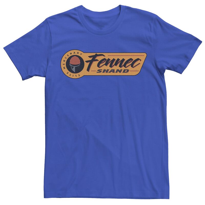 アニメキャラクター レディース トップス Tシャツ Licensed Character Men'star Wars The Book Of Boba Fett Fennec Shand Badge Tee Royal