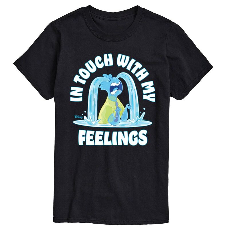 ディズニー ピクサー レディース トップス Tシャツ トール グラフィック Disney / Pixar Disney's Elemental Big & Tall Feelings Graphic Tee Black ブラック