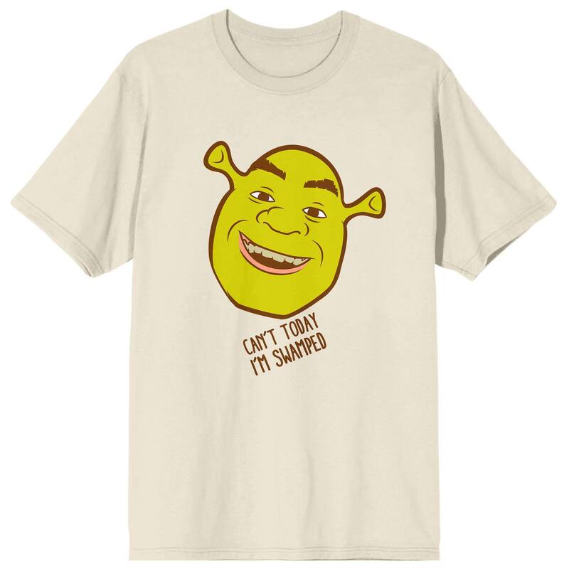 アニメキャラクター レディース トップス Tシャツ グラフィック Licensed Character Men'shrek Can'today Swamped Graphic Tee Off-white オフホワイト