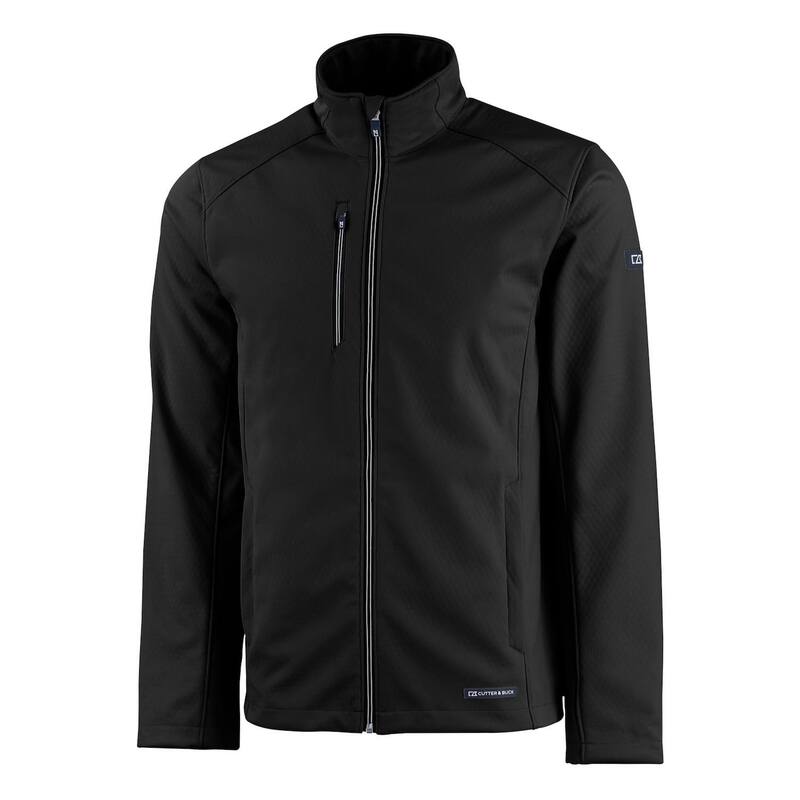 カッターアンドバック レディース アウター ジャケット・ブルゾン Cutter & Buck Evokeco Softshell Recycled Full Zip Mens Jacket Black ブラック