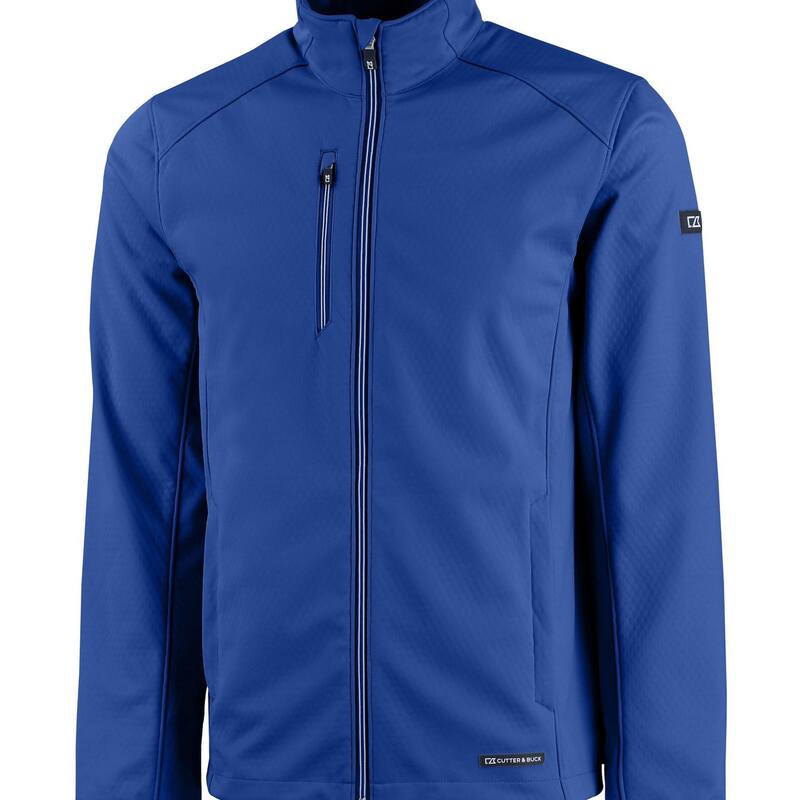 カッターアンドバック レディース アウター ジャケット・ブルゾン Cutter & Buck Evokeco Softshell Recycled Full Zip Mens Jacketour Blue ブルー