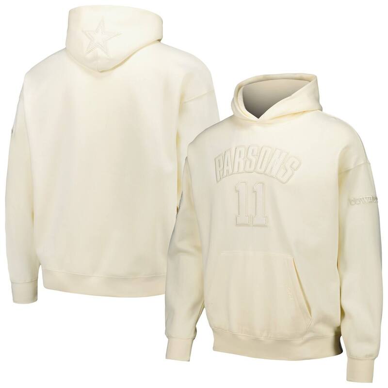 プロスタンダード レディース トップス Tシャツ パーカー Men's Pro Standard Micah Parsons Cream Dallas Cowboys Player Name & Number Pullover Hoodie Cow Beige ベージュ
