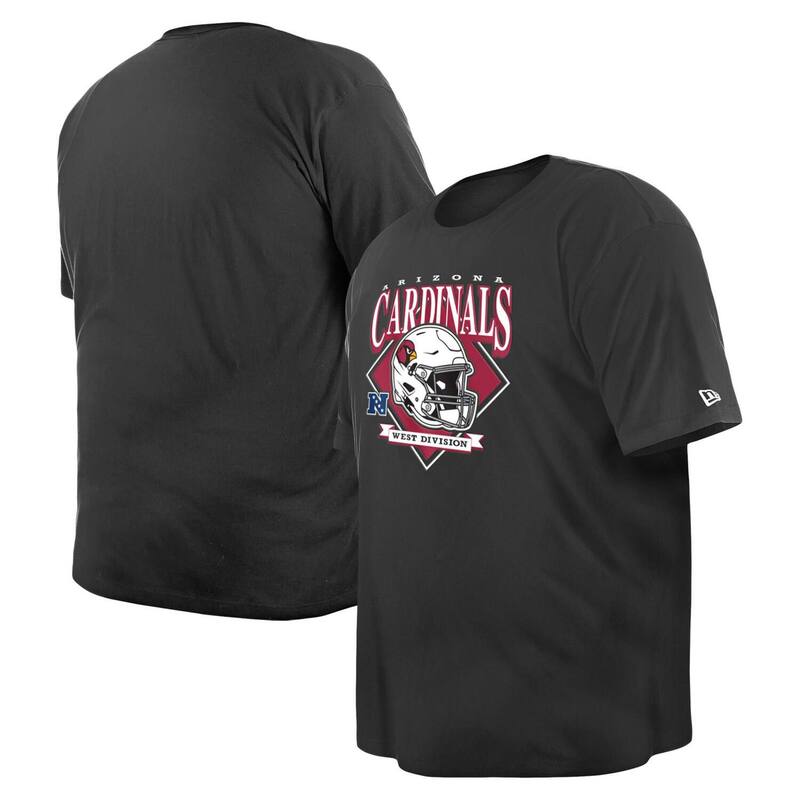 ニューエラ レディース トップス Tシャツ トール Men's New Era Black Arizona Cardinals Big & Tall Helmet-Shirt Acr Black ブラック
