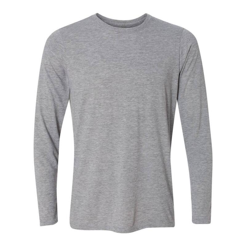 ギルダン レディース トップス Tシャツ Gildan Performance Long Sleeve T-Shirt Sport Grey グレー