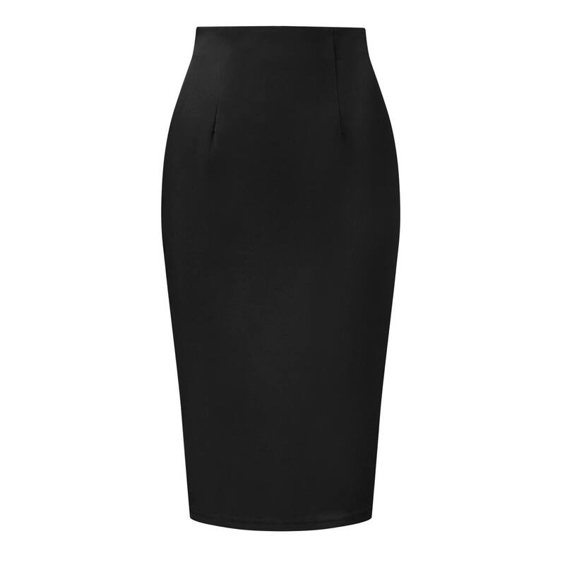 アレグラ ケー レディース 下つ方スコート ご機嫌酉の方角 ALLEGRA K Women\u0027s Elegant Pencil Skirt High Waist Split Hem Work Bodycon Businesskirts Black 黒いこと スカート-レディースファッション-ボトムス