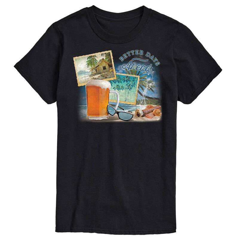 アニメキャラクター レディース トップス Tシャツ トール Licensed Character Big & Tall Better Days Ahead Tee Black ブラック