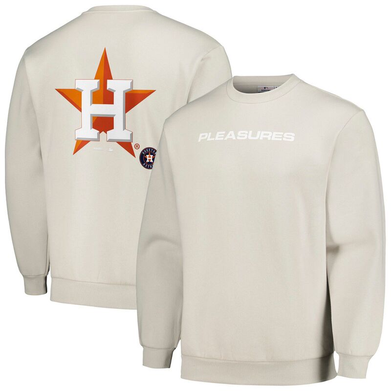 プレジャーズ レディース トップス Tシャツ スウェット Men's PLEASURES Gray Houston Astros Ballpark Pullover Sweatshirt Ast Grey グレー
