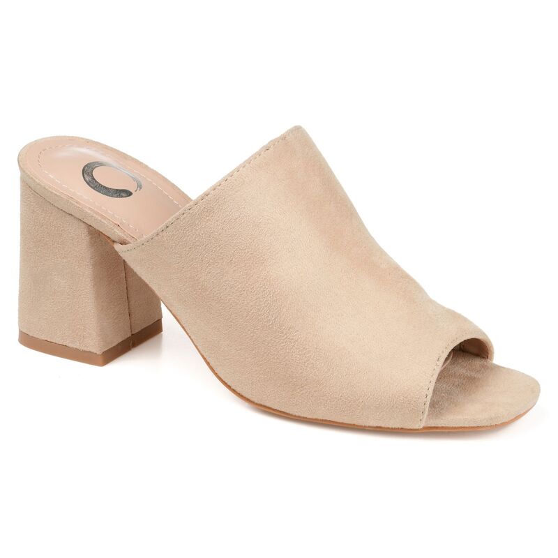 ジュルネ 寄せあわせ レディース シューズ サンダル 踵 Journee Collection Adelaide Women\u0027s Block Heel Sandals Beige ベージュ