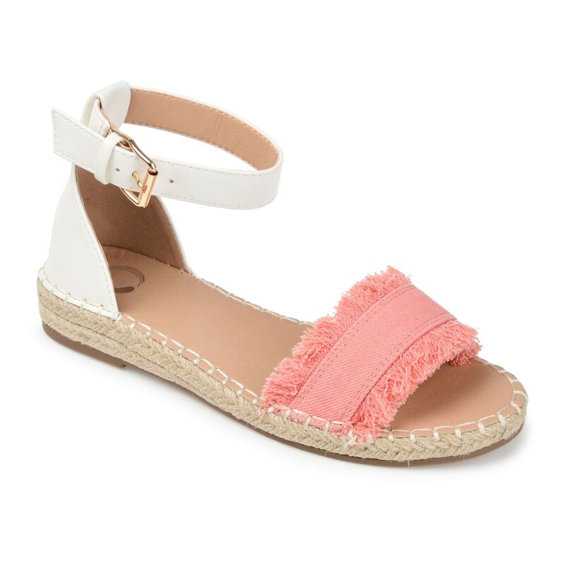 ジュルネ コレクション レディース シューズ サンダル Tシャツ Journee Collection Tristeen Women's Espadrille Sandals Pink ピンク|ReVida 店