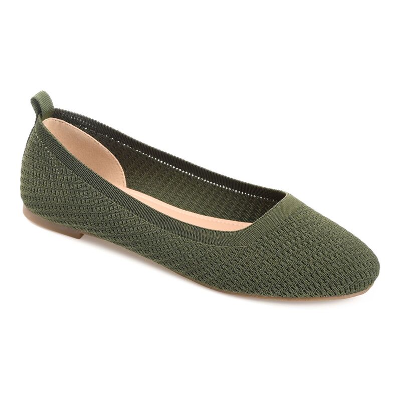 ジュルネ コレクション レディース シューズ サンダル Journee Collection Maryann Tru Comfort Foam Women's Flats Green グリーン