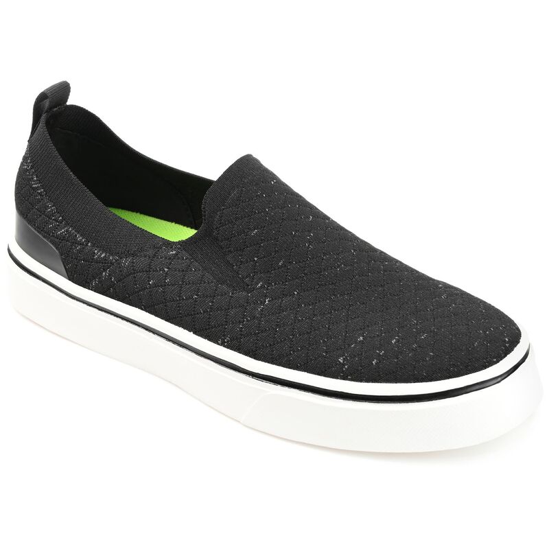 バンス メンズ シューズ スニーカー Vance Co. Hamlin Men's Casual Slip-On Sneakers Black ブラック