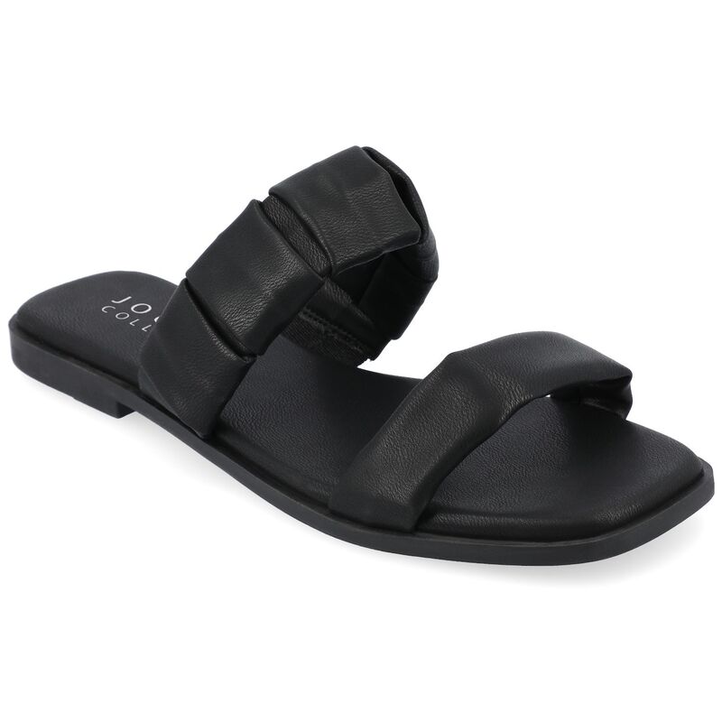 ジュルネ コレクション レディース シューズ サンダル Journee Collection Pegie Women's Tru Comfort Foam Sandals Black ブラック