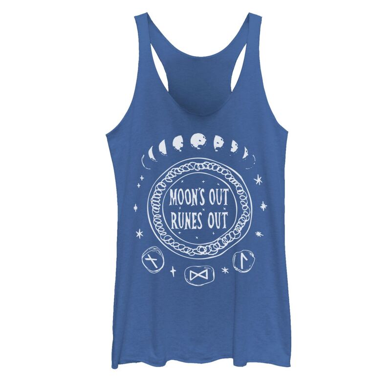 アンブランデッド レディース トップス Tシャツ グラフィック Unbranded Juniors' Moons Out Graphic Tank Top Royal Heather ヘザー