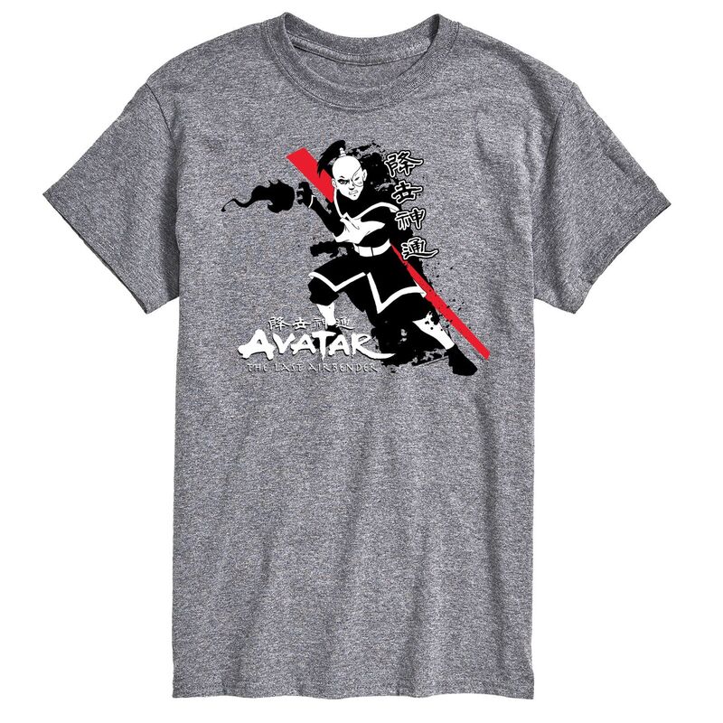 ニコロデオン レディース トップス Tシャツ トール グラフィック Nickelodeon Big & Tall Avatar The Last Airbender Zuko Graphic Tee Gray グレー