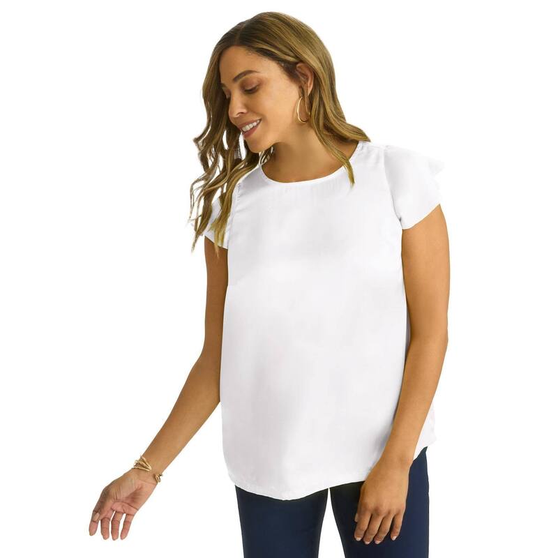 ジェシカロンドン レディース トップス シャツ プラスサイズ サテン ブラウス Jessica London Women's Plusize Satin Blouse White ホワイト