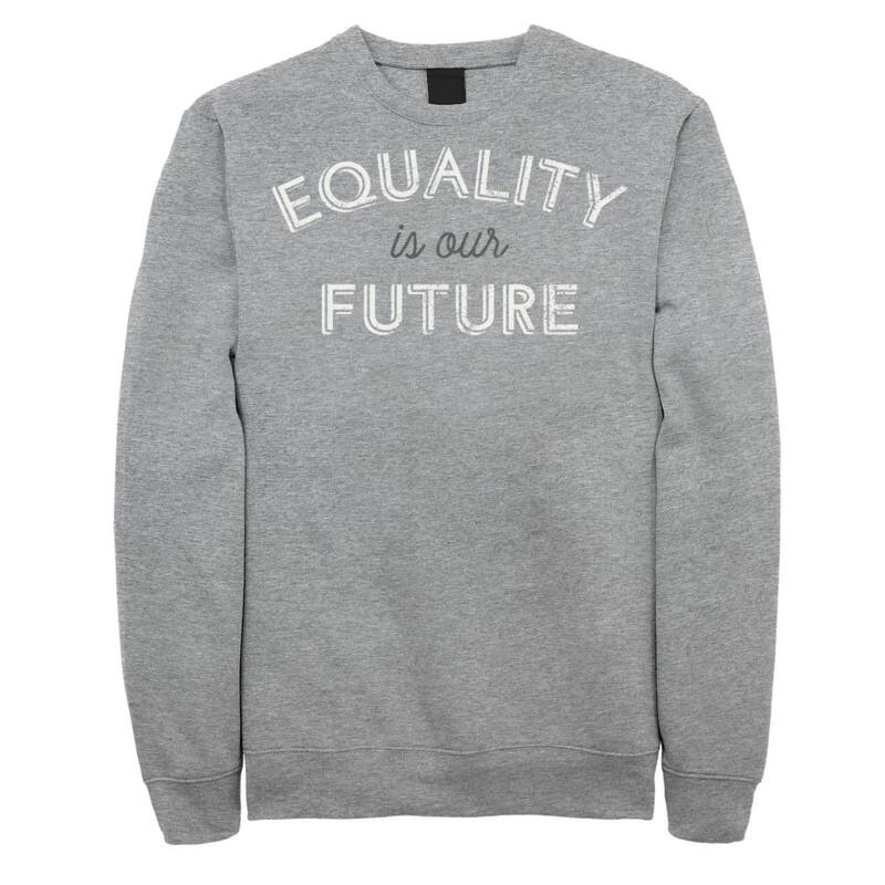 アニメキャラクター レディース トップス Tシャツ スウェット Licensed Character Men's Fifth Sun Equality Is Our Future Sweatshirt Athletic Heather ヘザー