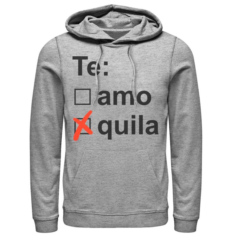 アニメキャラクター レディース トップス Tシャツ パーカー Licensed Character Men's Gonzales Tequilla Check List Hoodie Athletic Heather ヘザー｜ReVida 店