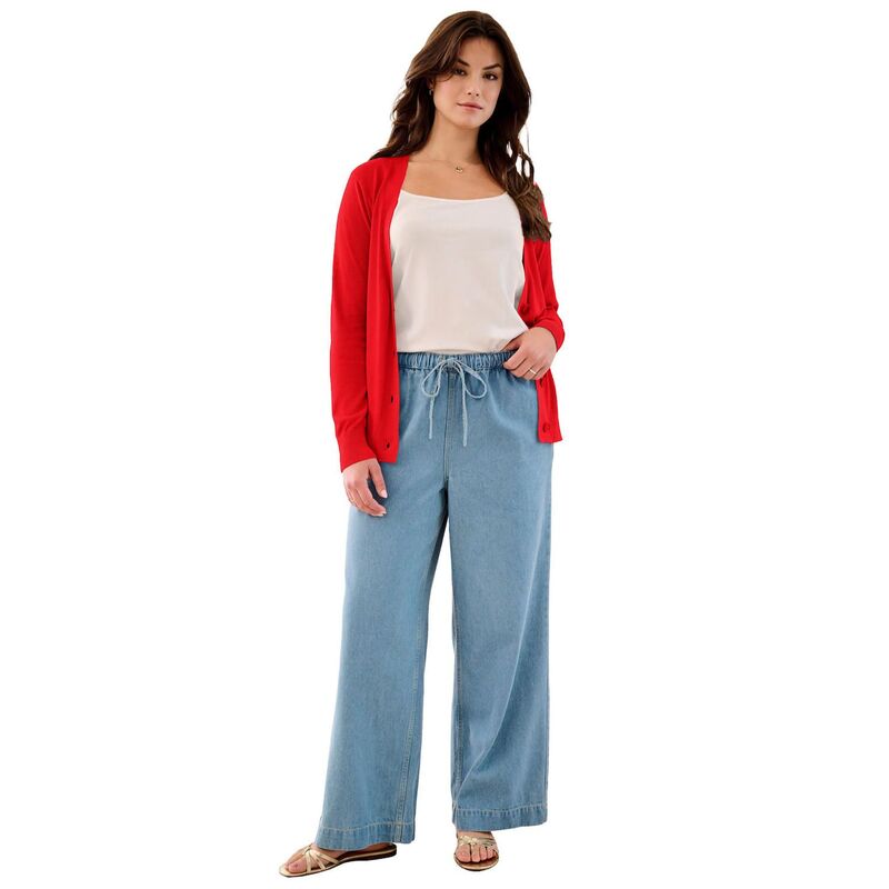 Ellos レディース アウター ニット・セーター プラスサイズ カーディガン ellos Plusize Boxy Cardigan Hot Red レッド｜ReVida 店