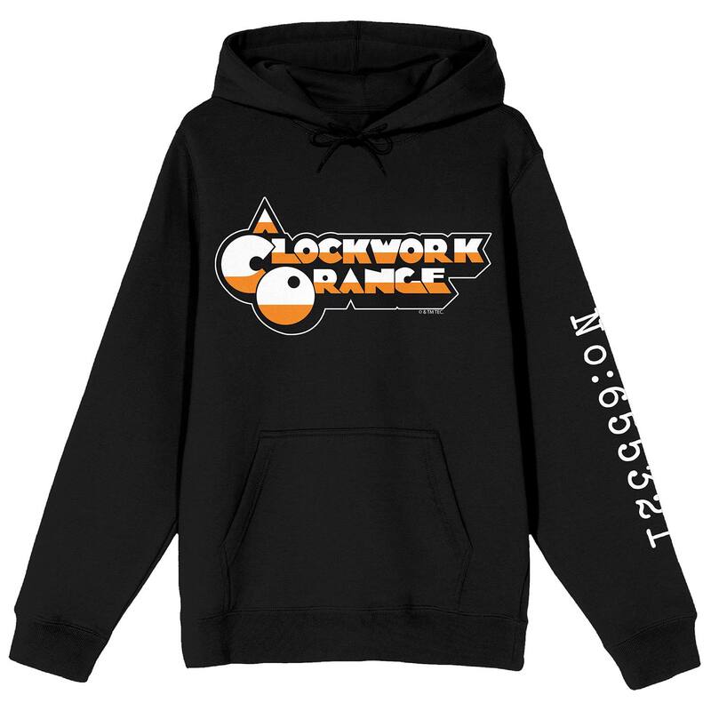 アニメ文字記号 レディース トップス プルオーバー パーカー Licensed Character Men\u0027s A Clockwork Orange Hoodie Black 黒いこと
