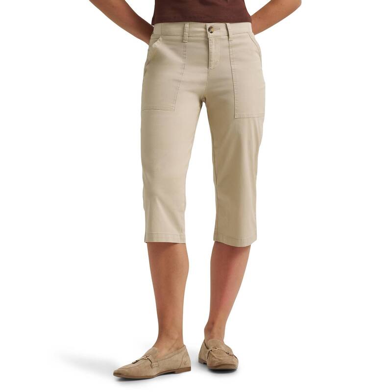 リー レディース ボトムス カジュアルパンツ Women's Lee Flex to Go Utility Skimmers Pioneer Beige ベージュ