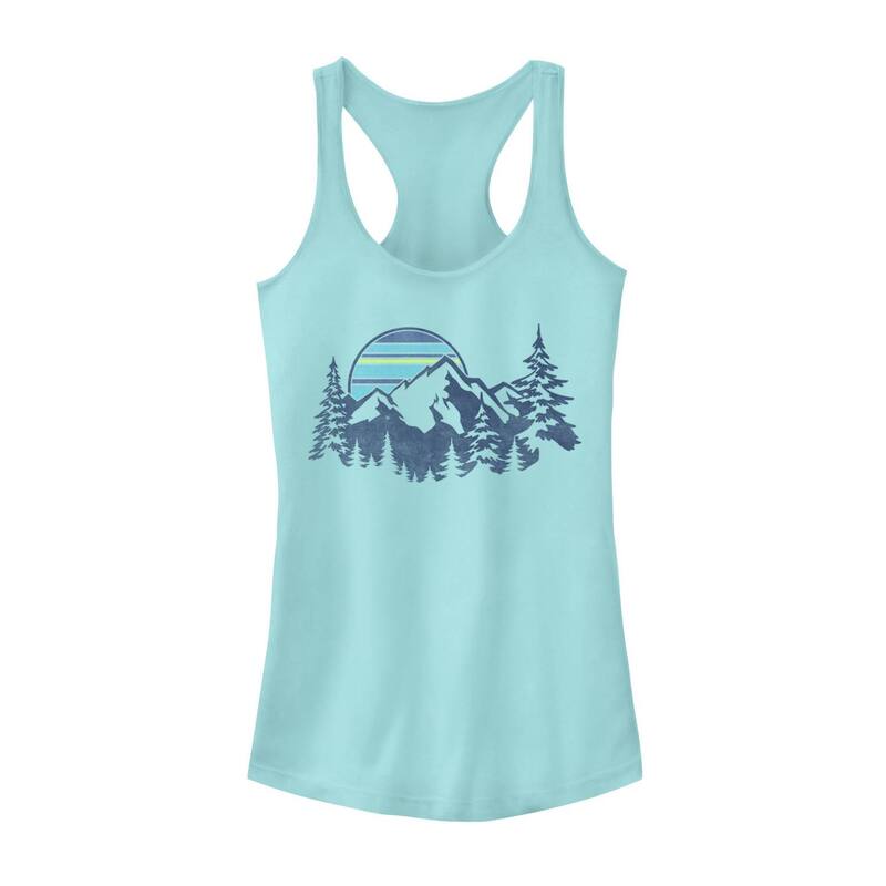 アンブランデッド レディース トップス Tシャツ Unbranded Juniors' Mountain Range Outdoor Tank Top Cancun