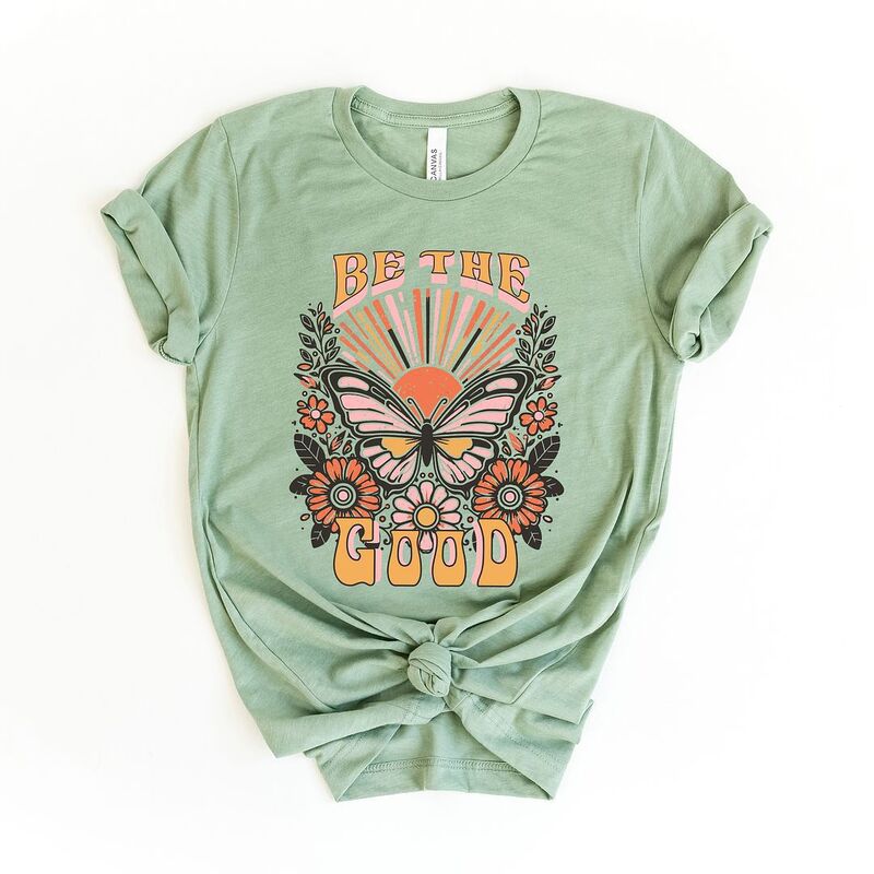 Simply Sage Market レディース トップス Tシャツ グラフィック Simply Sage Market Be The Good Retro Short Sleeve Graphic Tee Sage セージ
