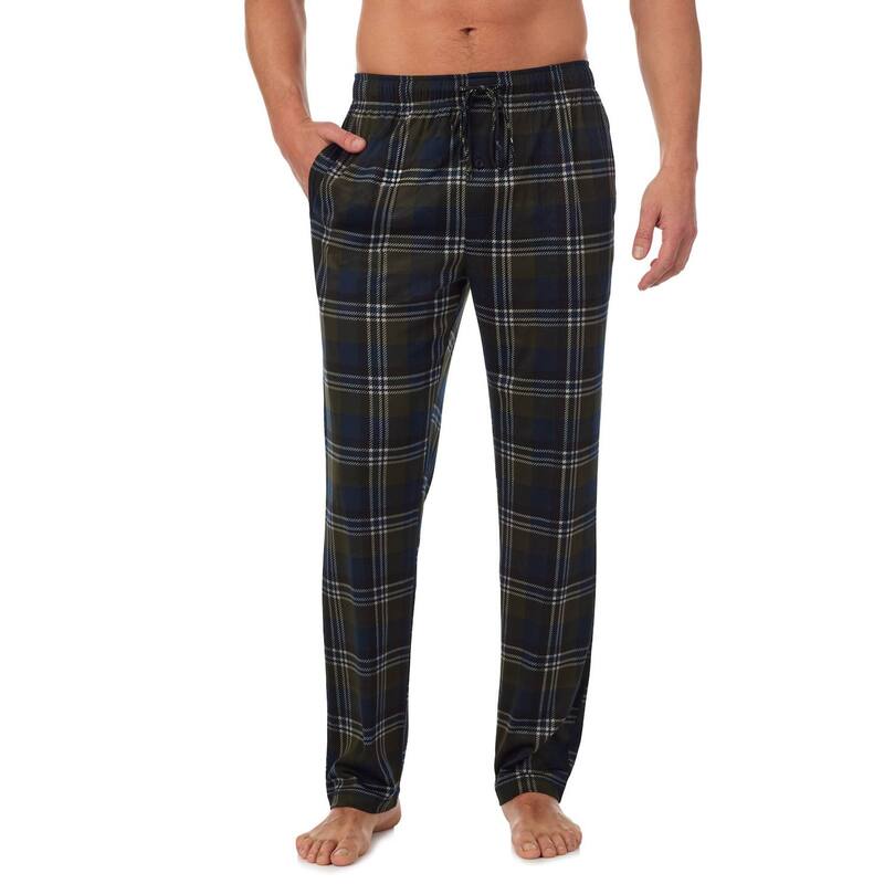 クドルドッズ レディース アンダーウェア ナイトウェア パンツ Men's Cuddl Duds Far-Infrared Enhance Pajama Pants Green Plaid グリーン