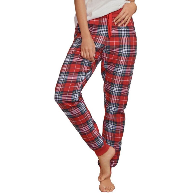 Ellos レディース アンダーウェア ナイトウェア プラスサイズ パンツ ellos Plusize Plaid Flannel Sleepants Red Tartan Plaid レッド 12,480円